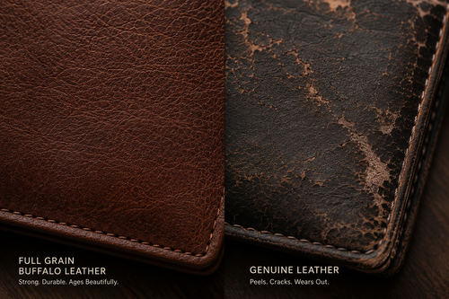 Full Grain Leather vs Genuine vs PU Leather: A Complete Quality Guide
