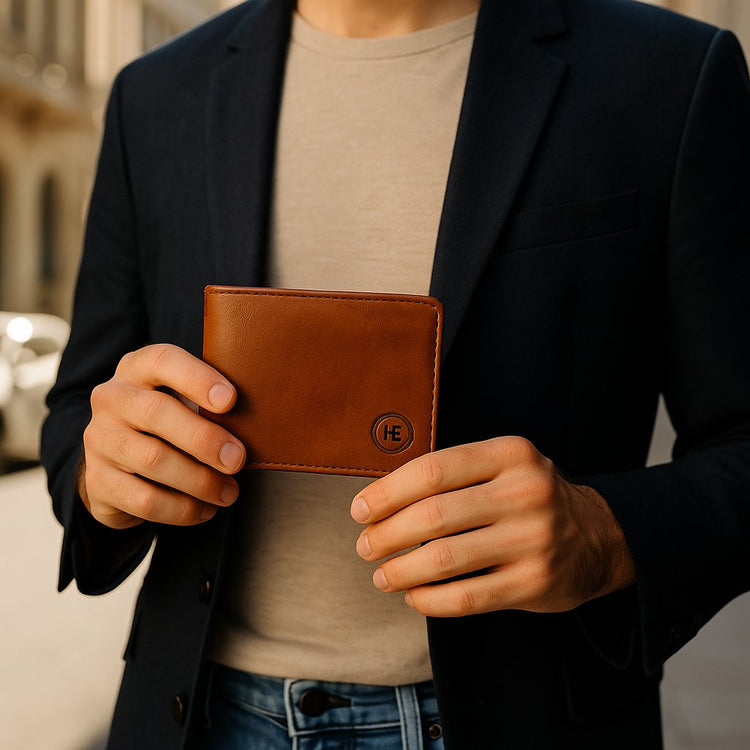 Leather wallet collection for men