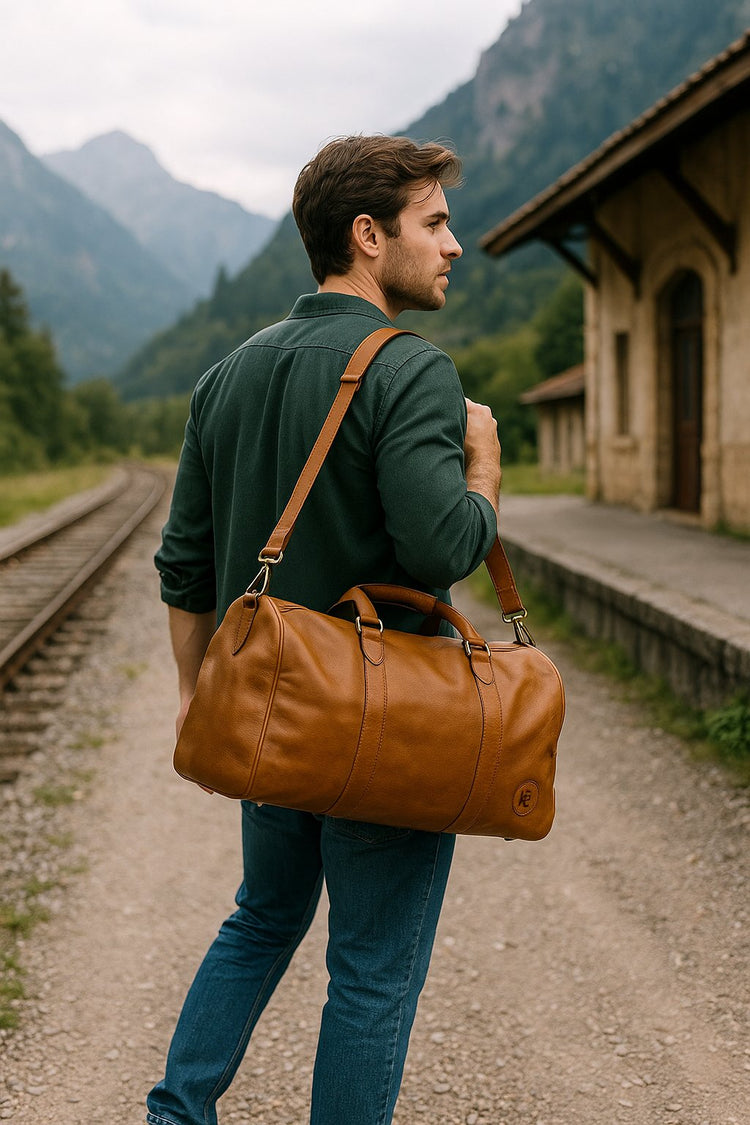 Leather Duffle bag collection