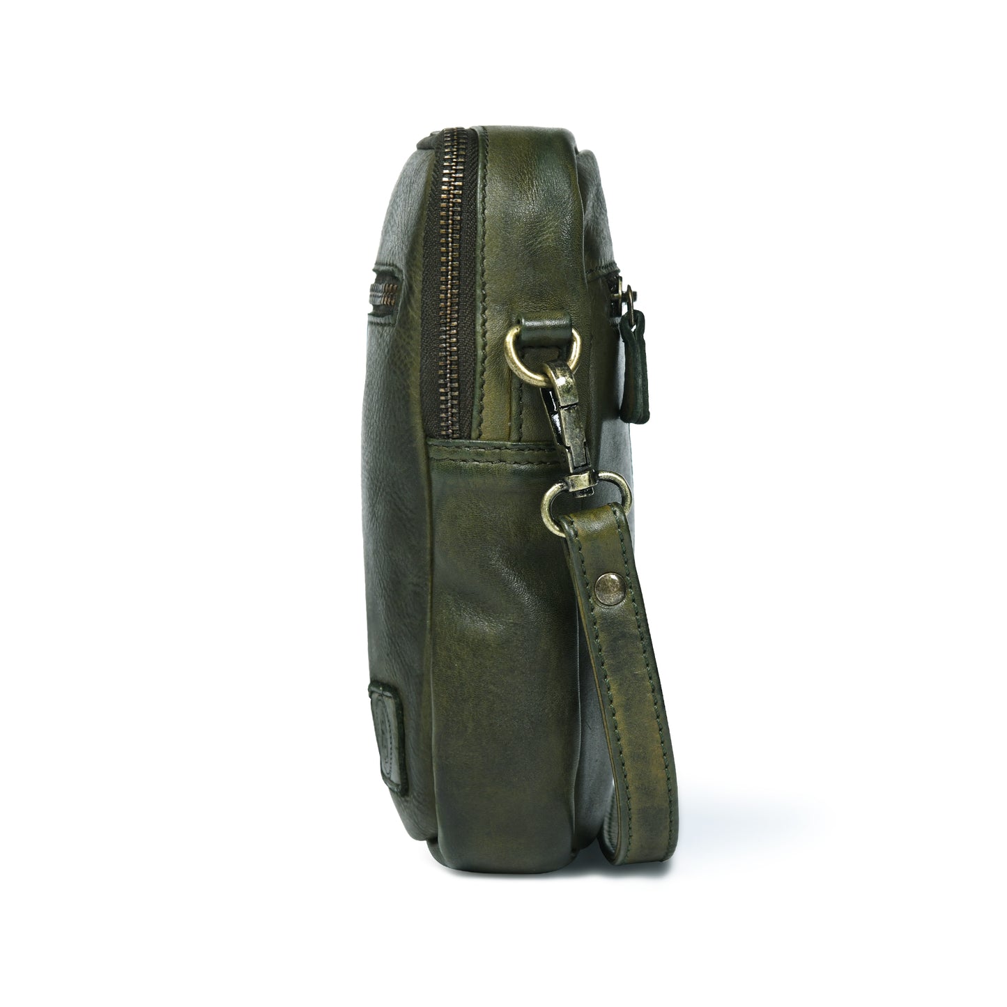 Mini square Messenger Bag - Olive Green
