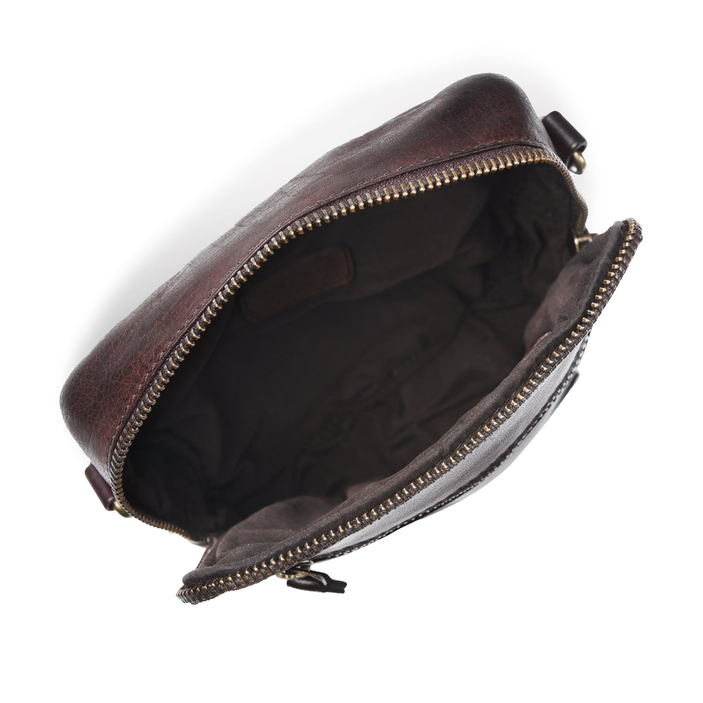 Mini square Messenger Bag - Dark Brown