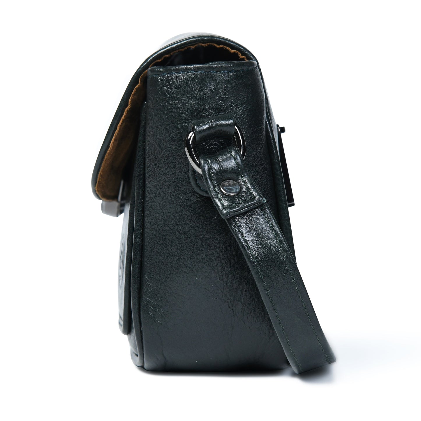 Classic Leather Pouch for Women - Black