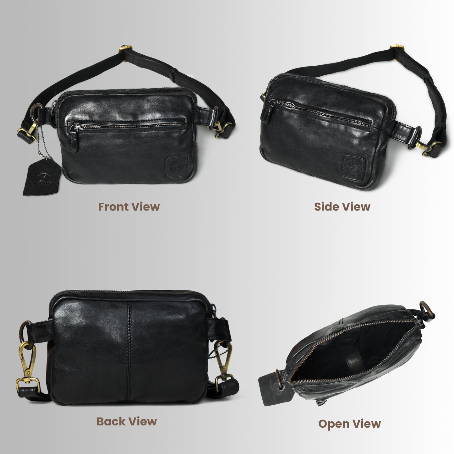 Daily Edge Crossbody - Black