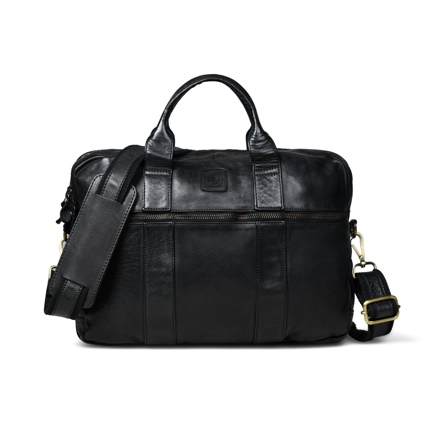 Vegan Leather Office Bag - Black