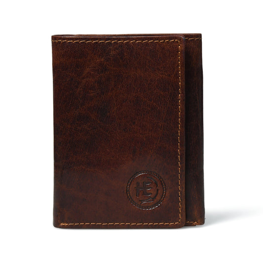 Agent RFID Trifold Leather Wallet