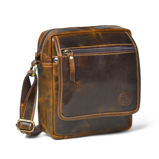 Everyday Leather Sling Pouch - Tan Brown