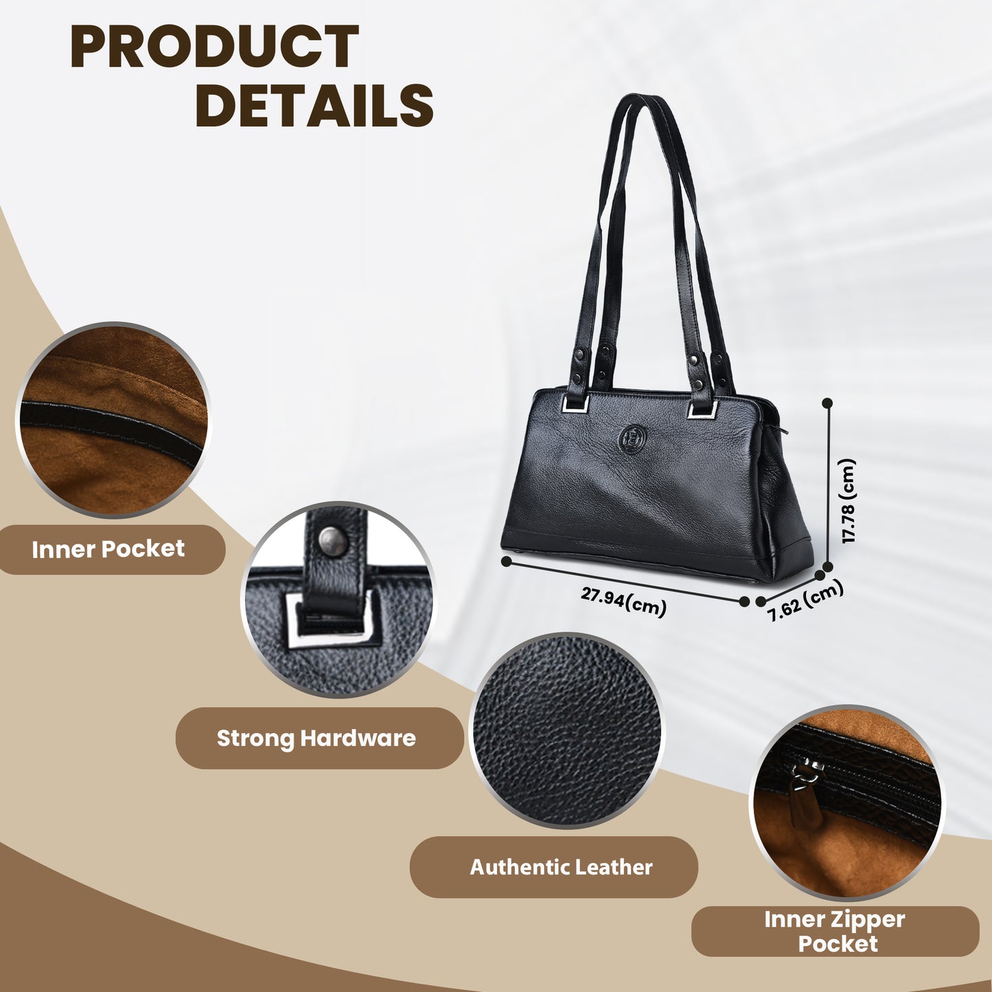 Windsor Leather Office Handbag for Women