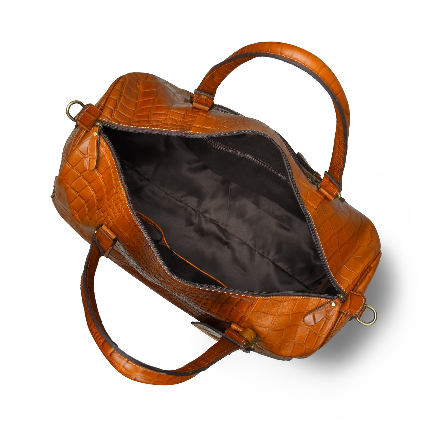 GrainGlow Traveler Duffle Bag - Brown