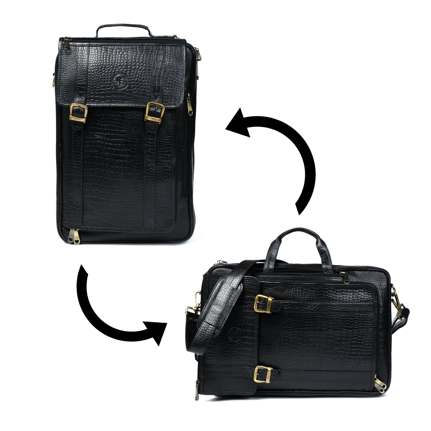 Workation Backpack | 2 in 1 Laptop bag - Black