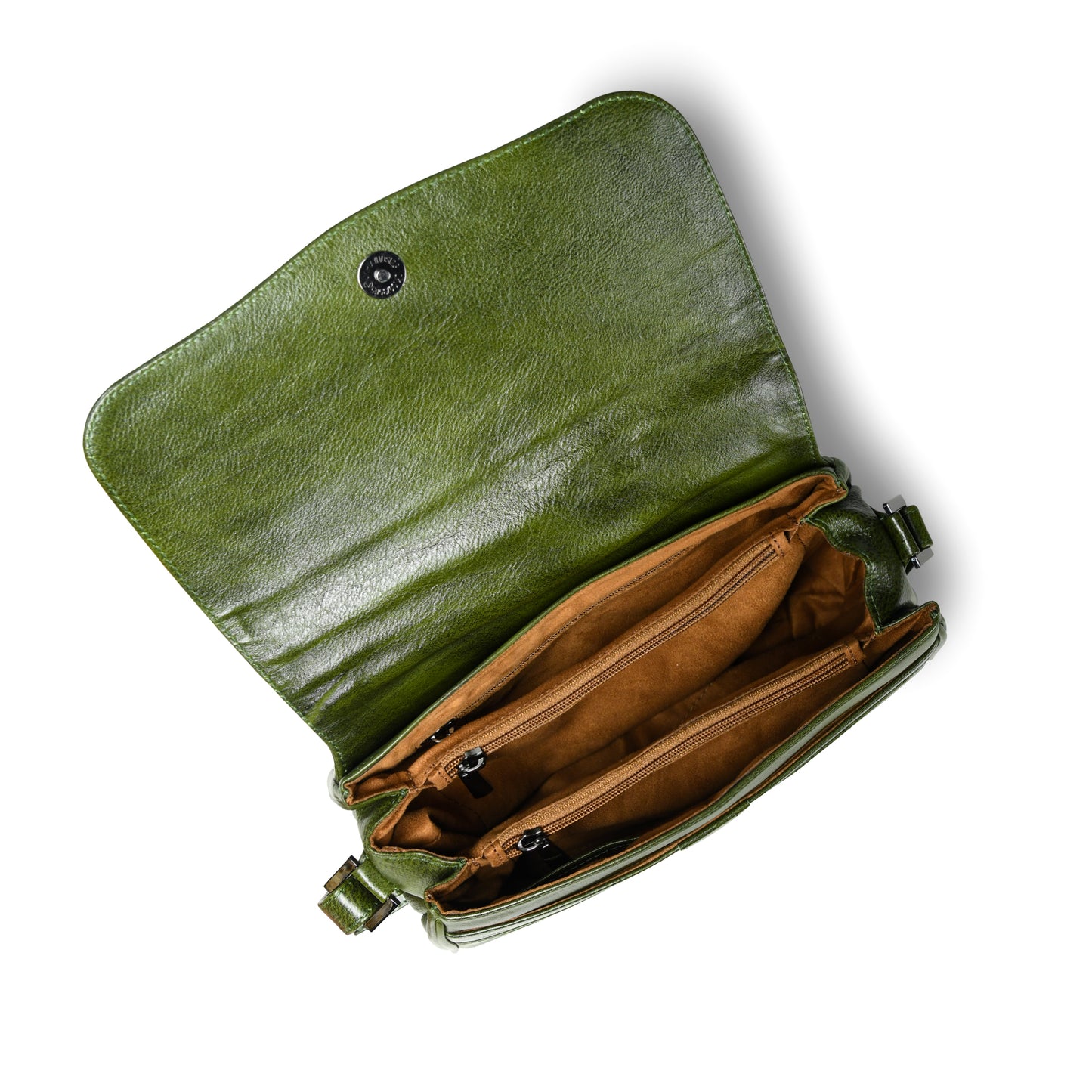 Soft Flap Women Bag - Olive Green