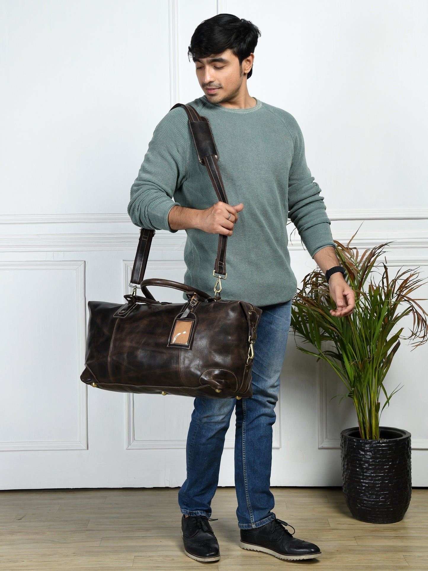 Heritage Haul Duffle - Dark Brown