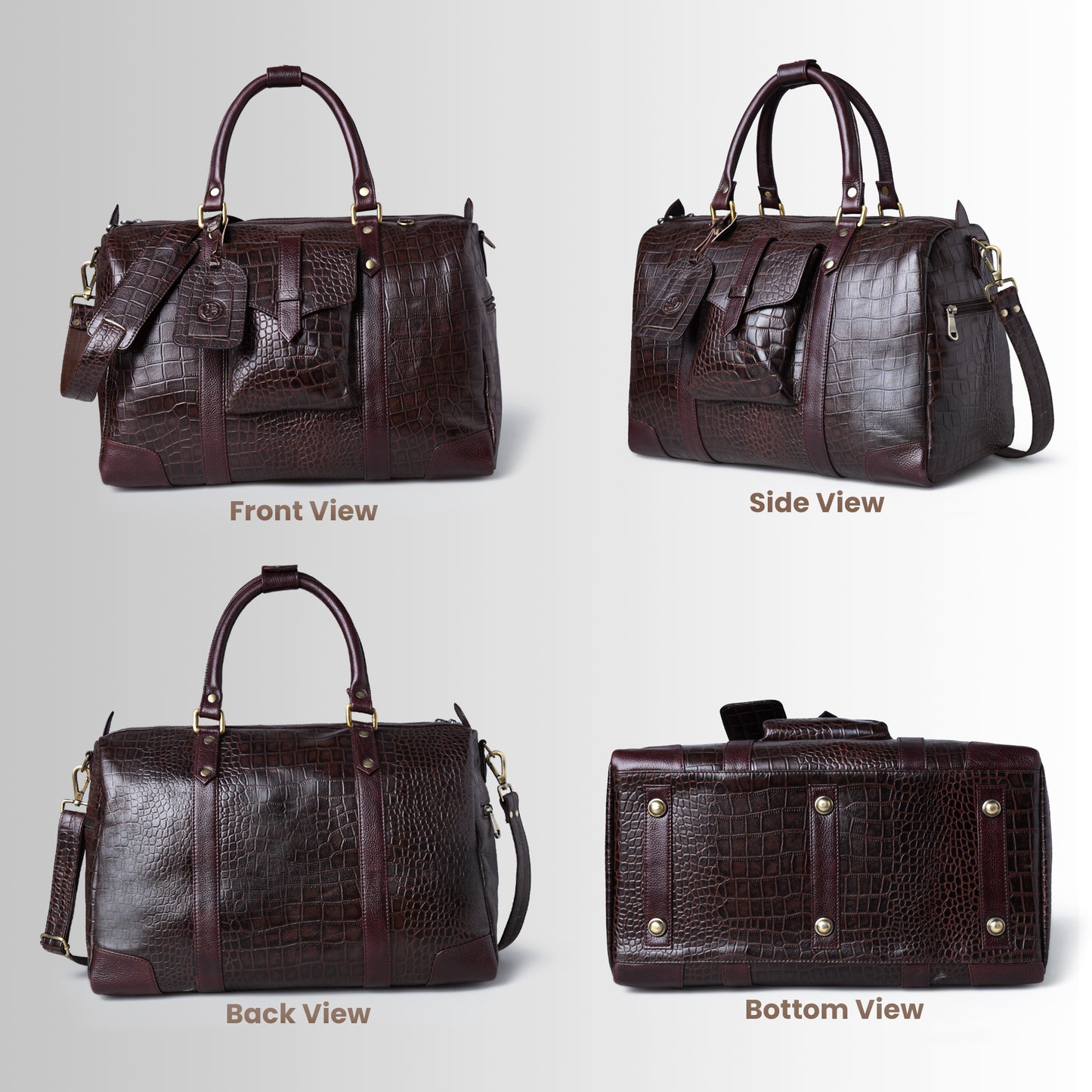 Regent Leather Weekender Bag