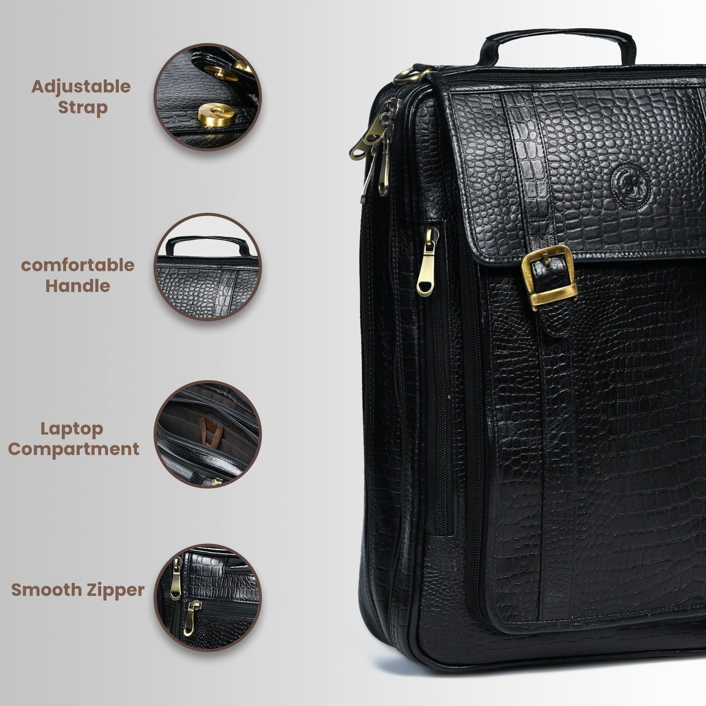 Workation Backpack | 2 in 1 Laptop bag - Black