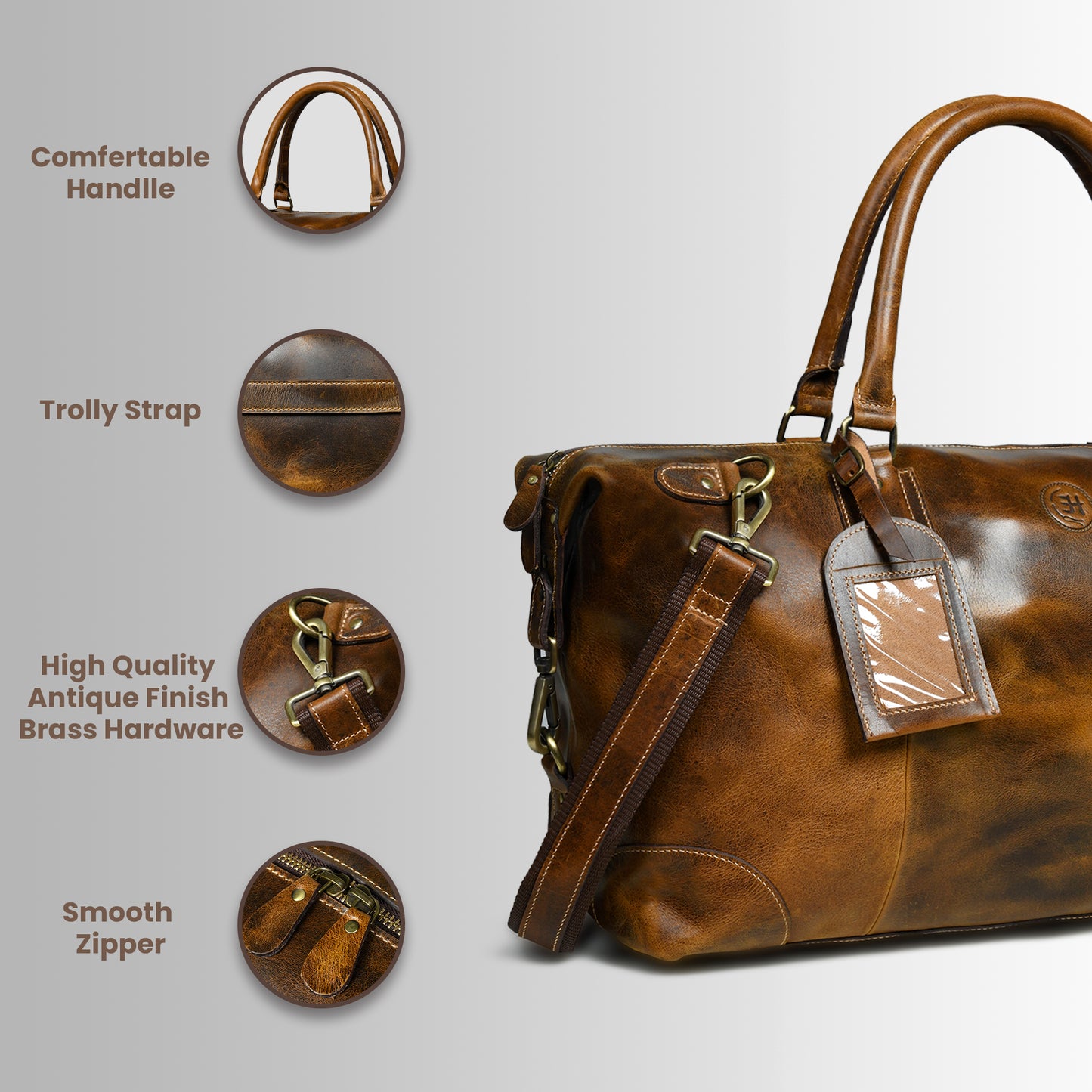 Heritage Haul Duffle - Brown