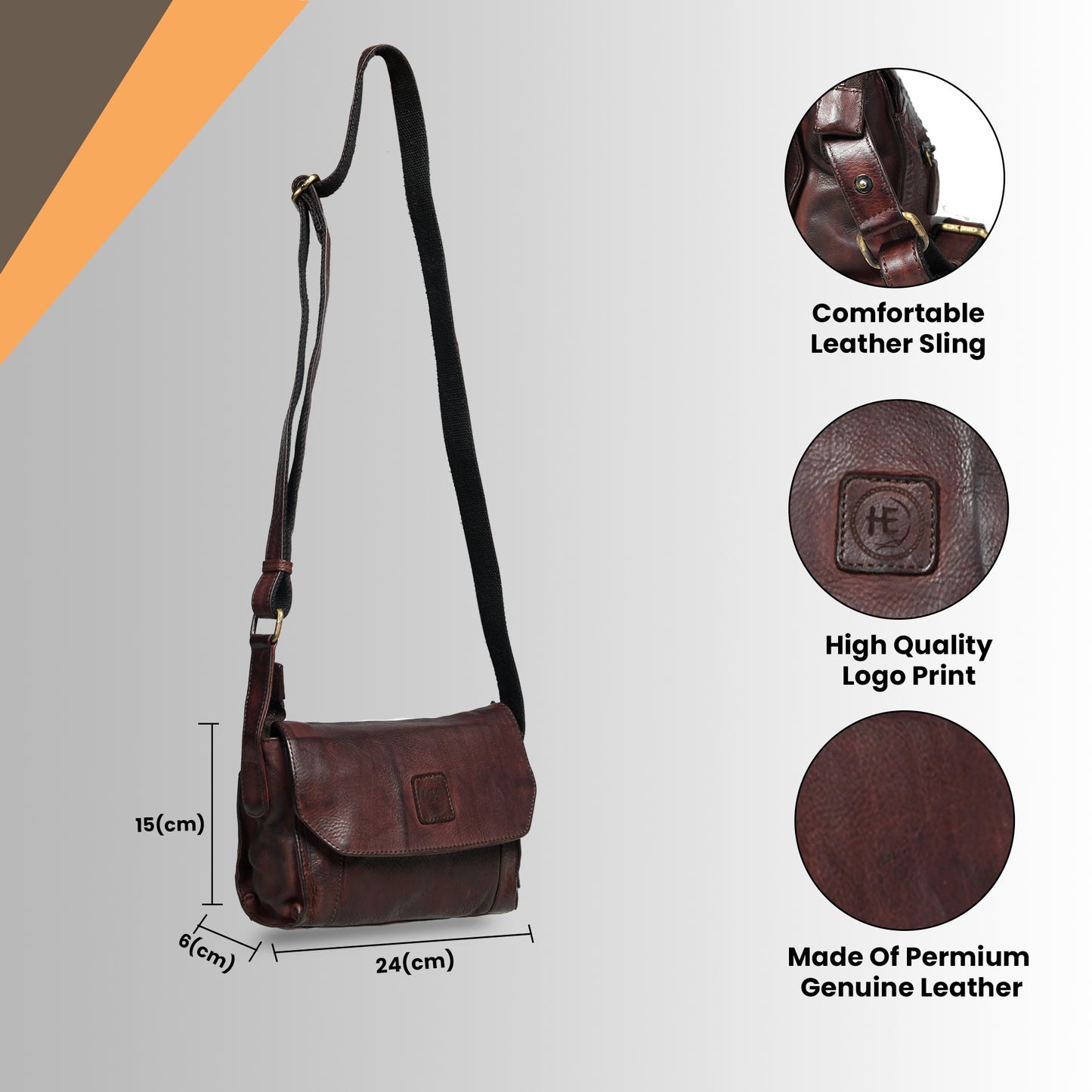 Classic Fold Style Bag - Dark Brown