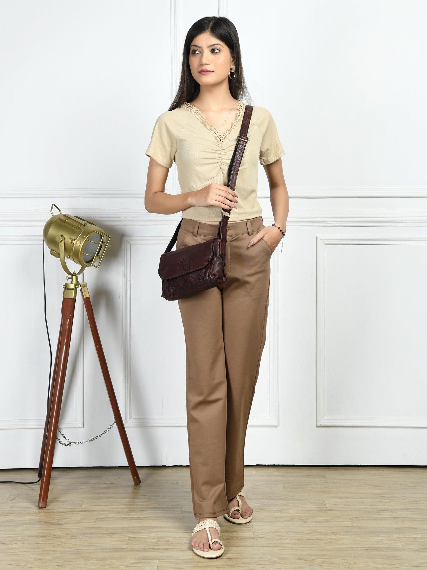 Classic Fold Style Bag - Dark Brown