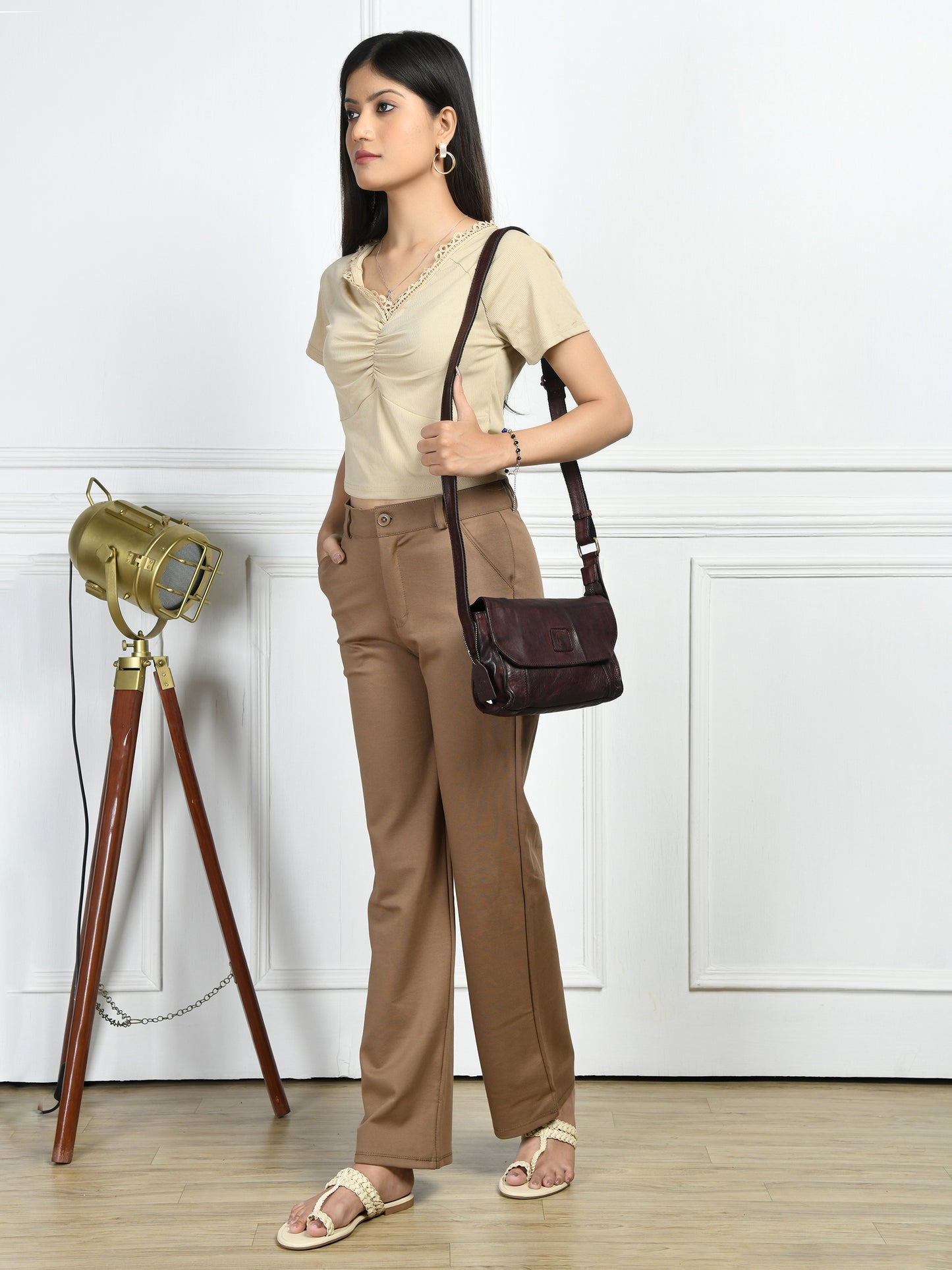 Classic Fold Style Bag - Dark Brown