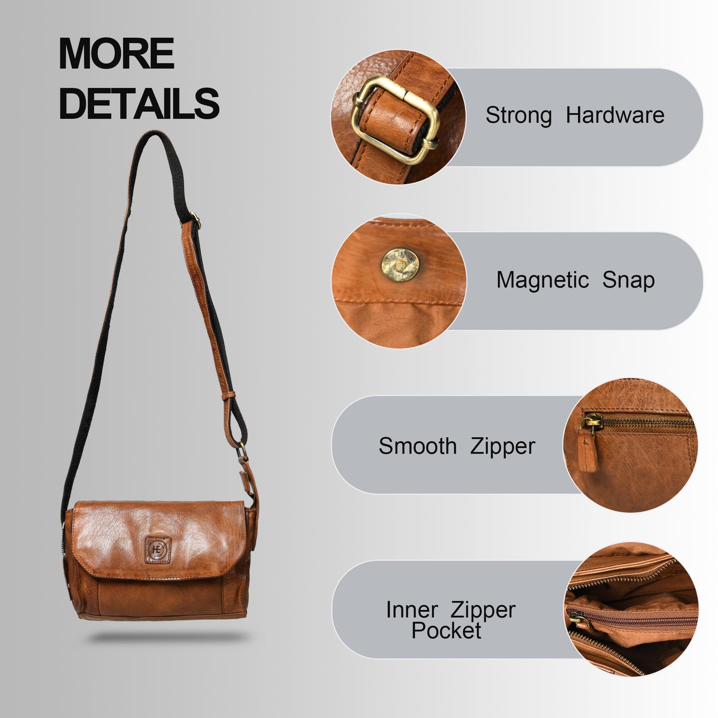 Classic Fold Style Bag - Brown