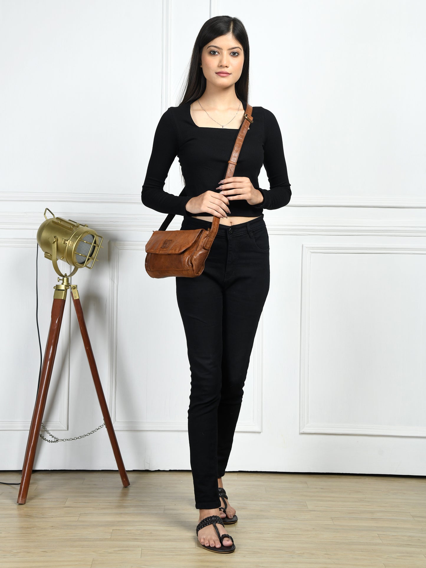 Classic Fold Style Bag - Brown