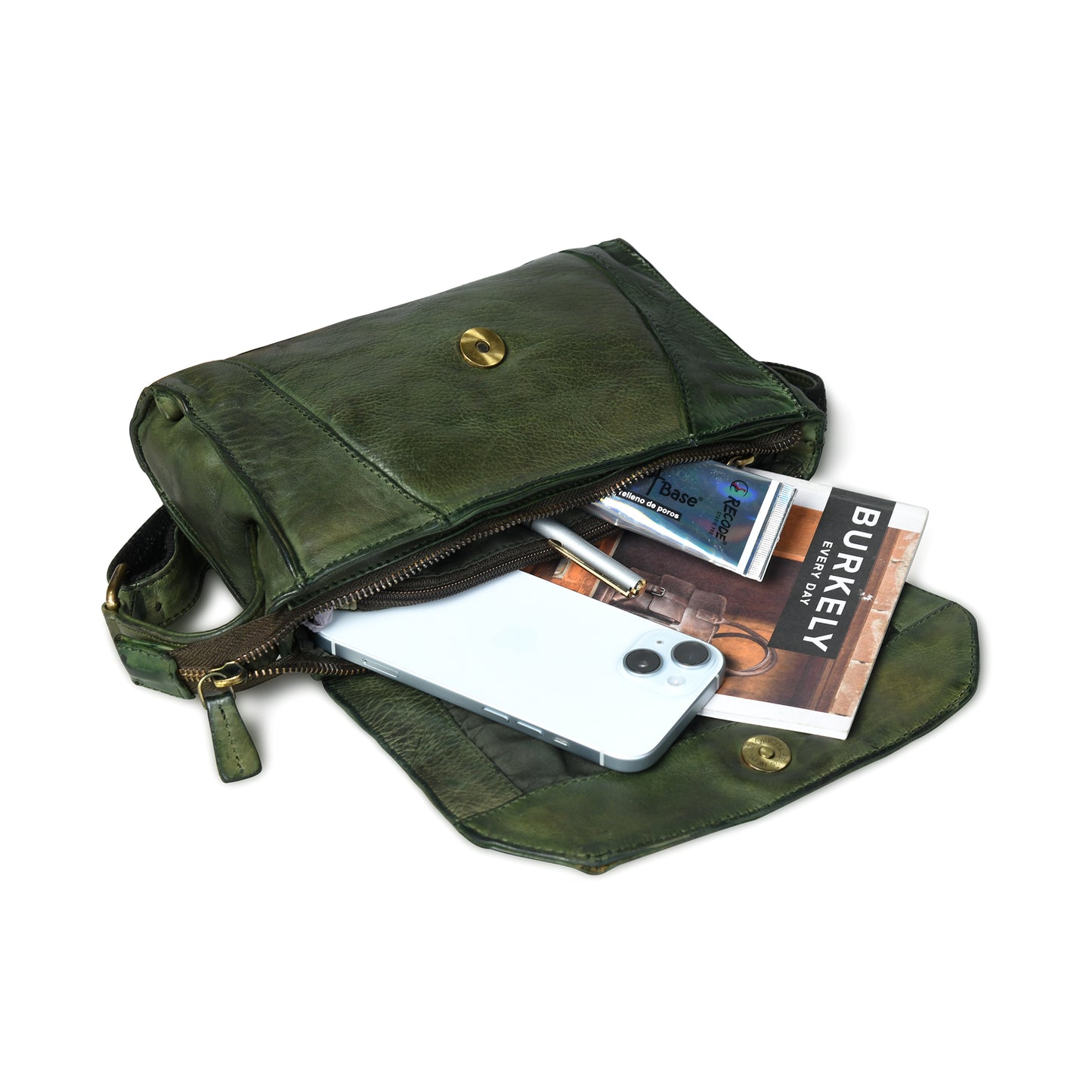Classic Fold Style Bag - Olive Green