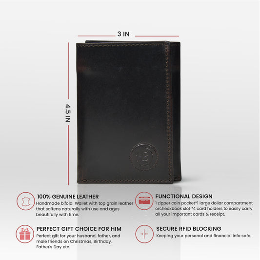 SecureFold Gentleman’s Wallet - Black