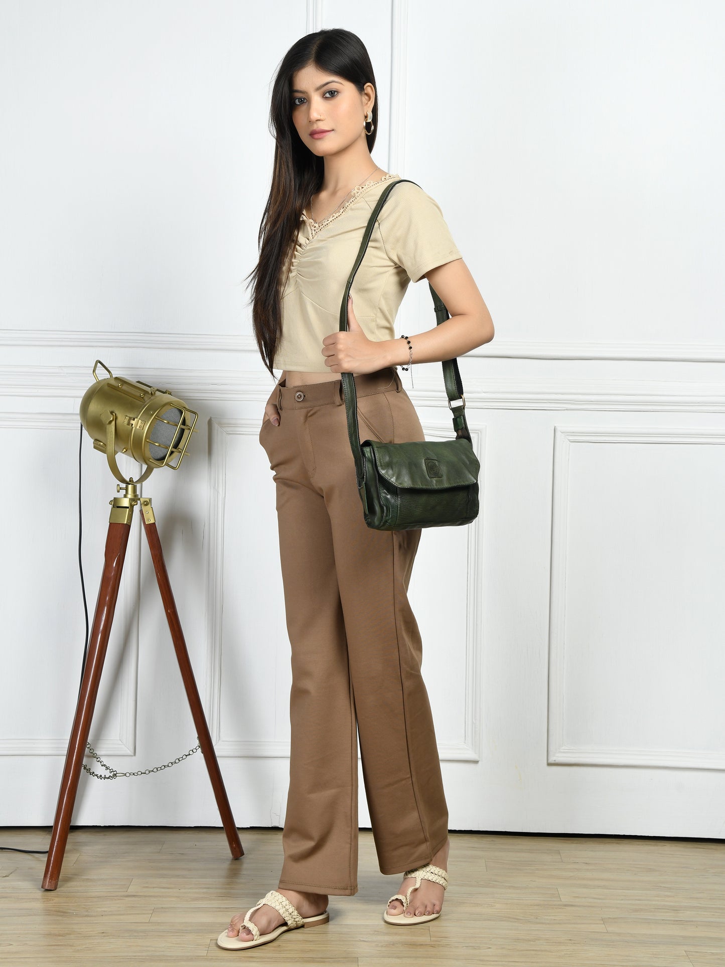 Classic Fold Style Bag - Olive Green