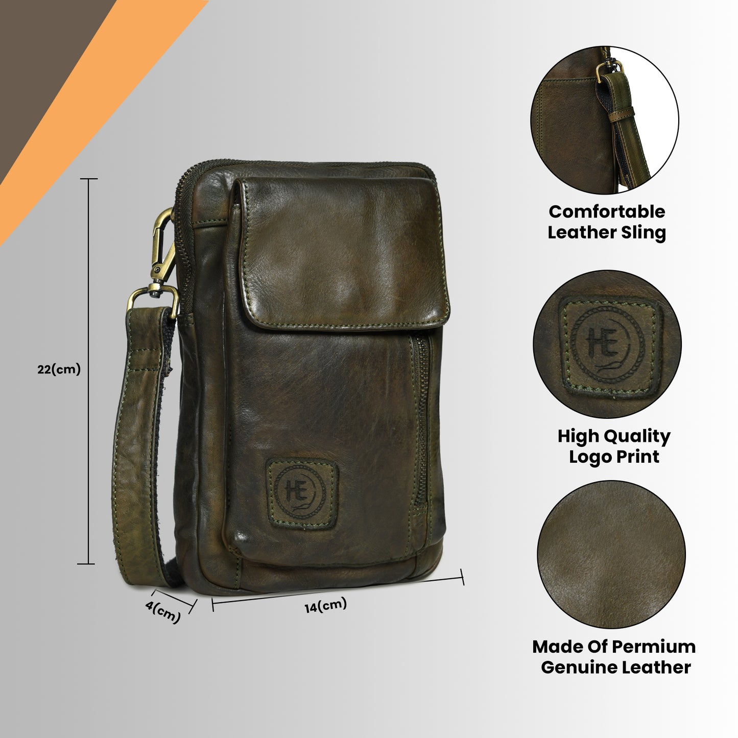 Timeless Mini Sling - Dark Brown