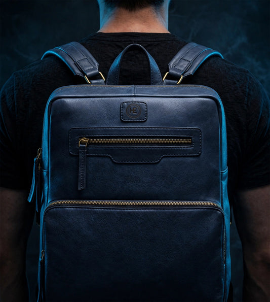Ashford Minimalist Soft Leather Laptop Backpack