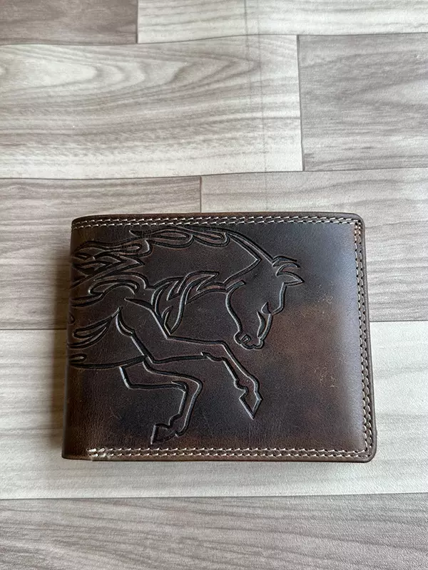 Horse Embosing Wallet Oily