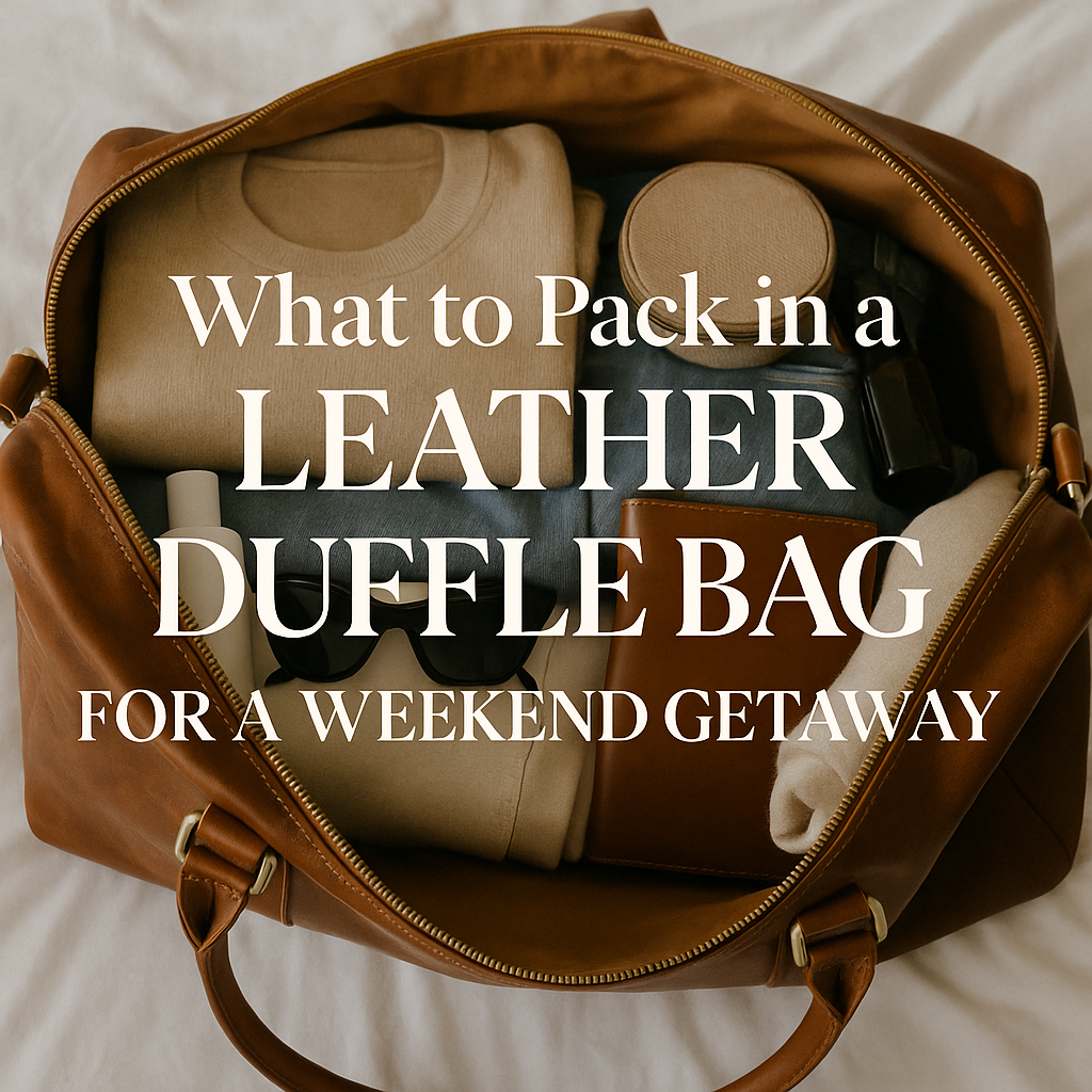 What to Pack in a Leather Duffle Bag for a Weekend Getaway?