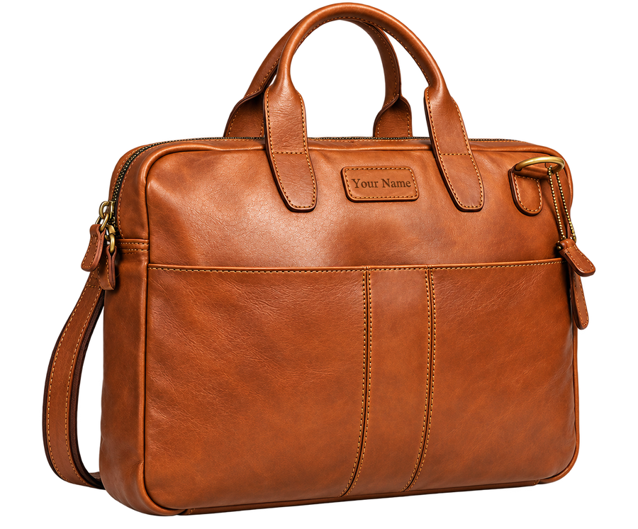 Monogrammed Leather Corporate Event Gifts