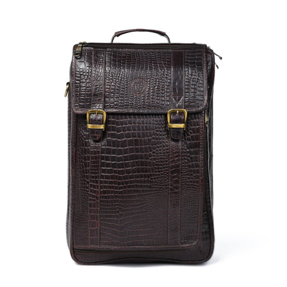 Workation Backpack | 2 in 1 Laptop bag - Dark Brown