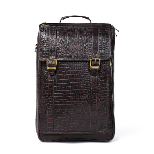 Workation Backpack | 2 in 1 Laptop bag - Dark Brown