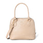 Beige Leather Bag - front view, handcrafted buffalo leather | Hema Emporium