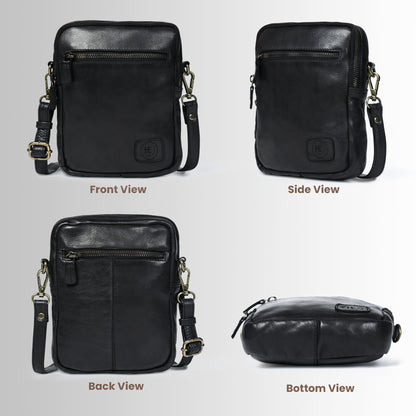 Mini square Messenger Bag - Black