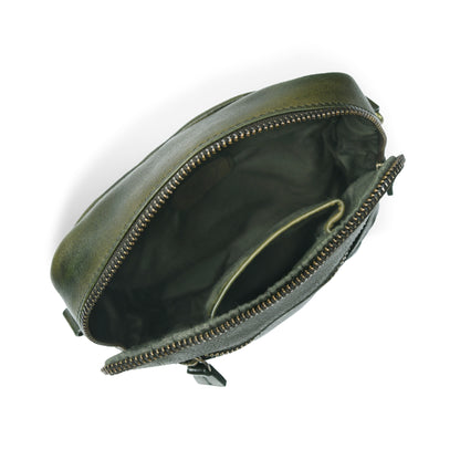 Mini square Messenger Bag - Olive Green