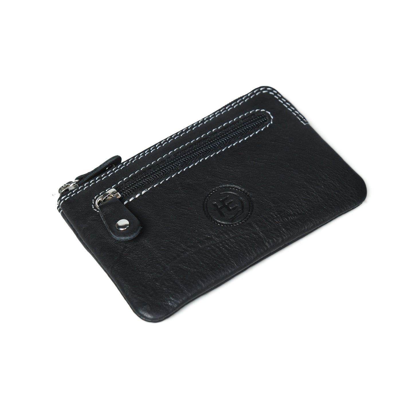 Rover Leather Pouch with Three Zip Pockets