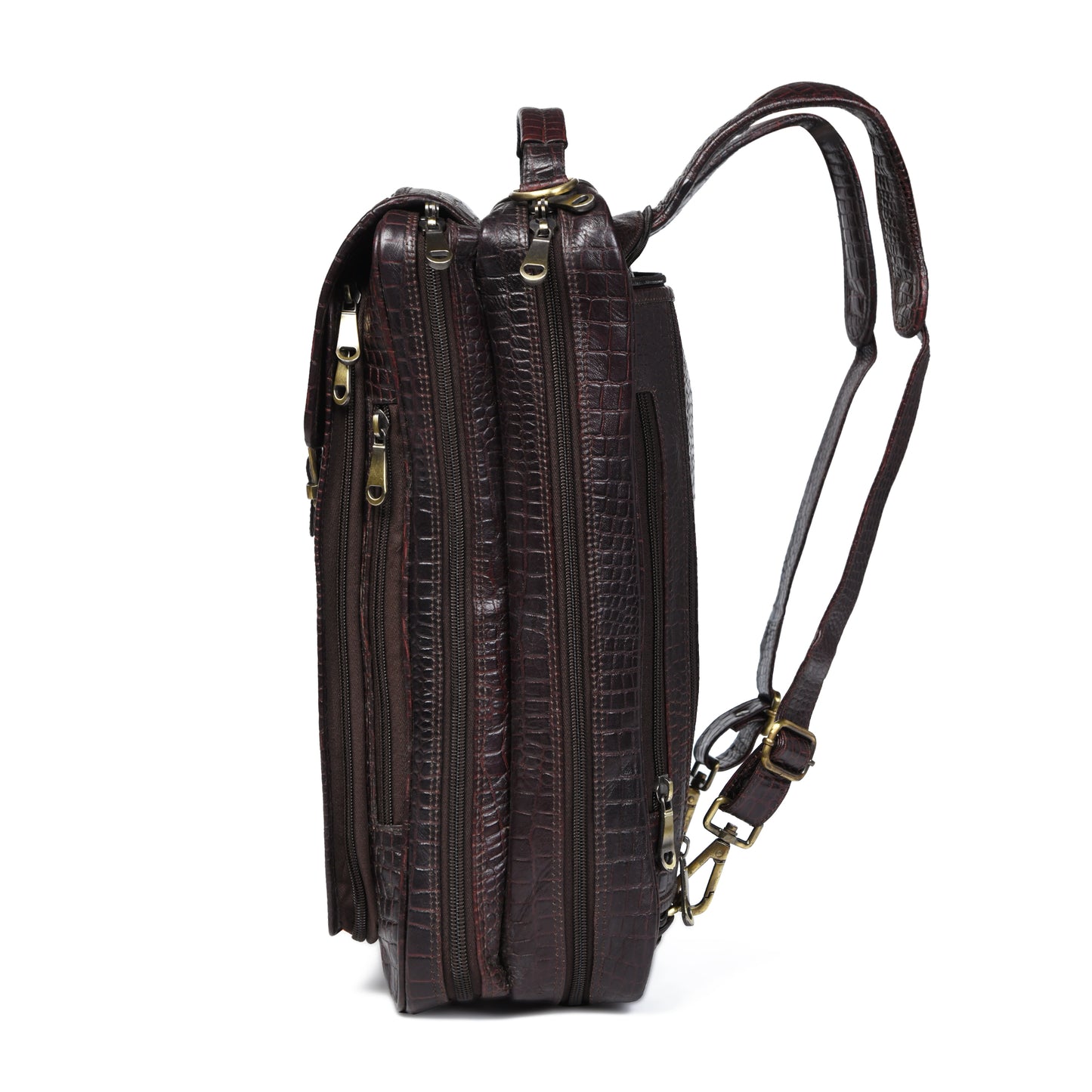 Workation Backpack | 2 in 1 Laptop bag - Dark Brown