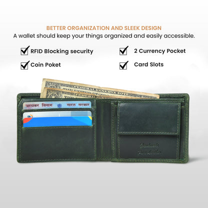 PureFold Classic Wallet - Olive Green