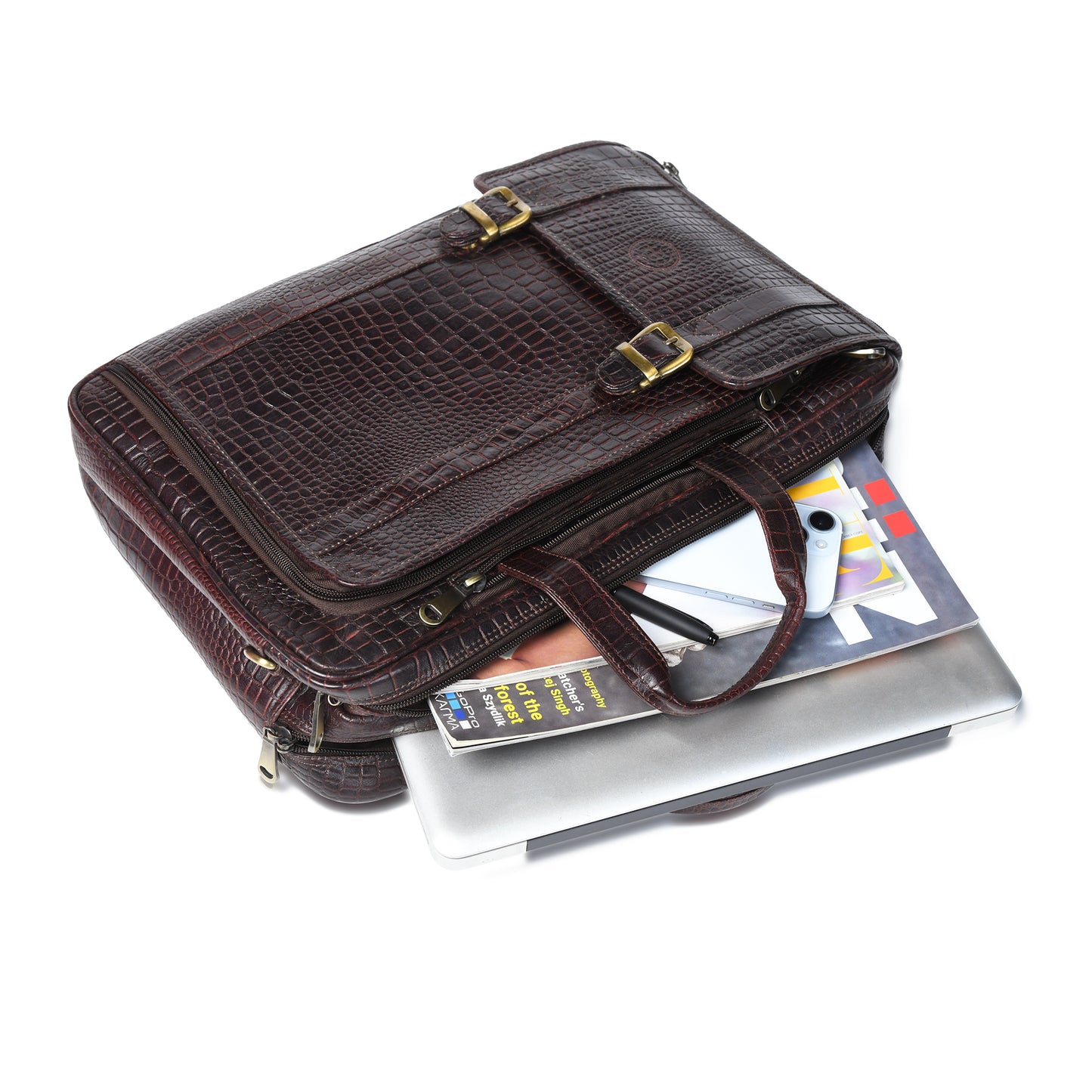 Workation Backpack | 2 in 1 Laptop bag - Dark Brown