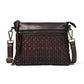 Maroon Red Leather Bag - front view, handcrafted buffalo leather | Hema Emporium