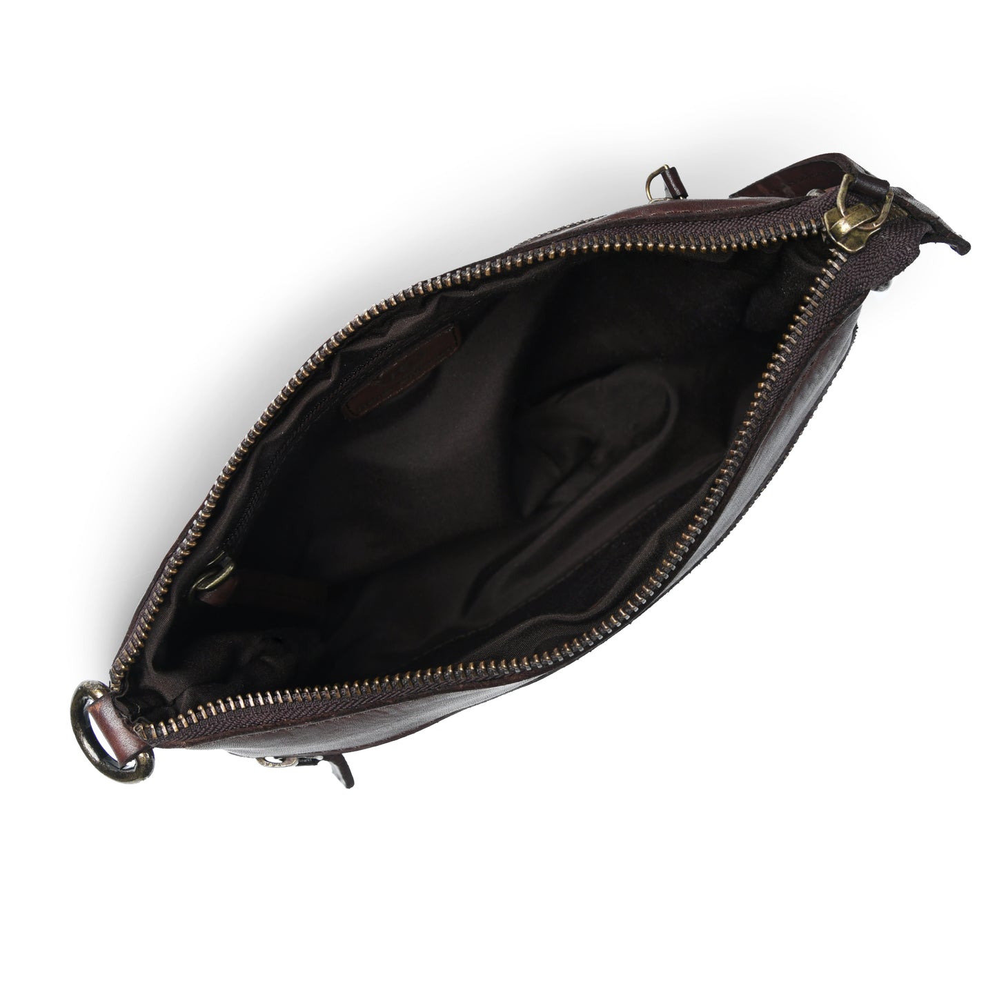 Woven Leather Bag - Maroon Red