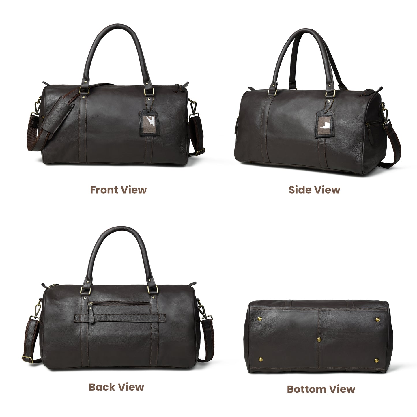 UrbanTrek Luxe Duffle - Dark Brown