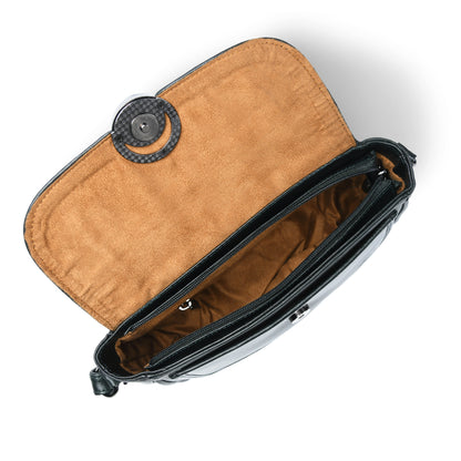 Classic Leather Pouch for Women - Black