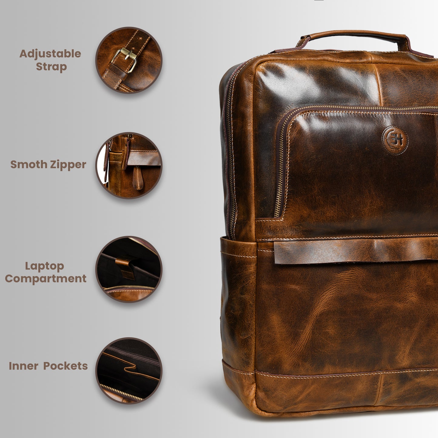 Daily Trek Backpack - Tan Brown