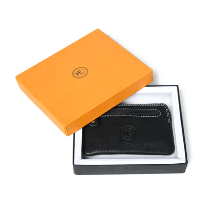 Rover Leather Pouch with Three Zip Pockets