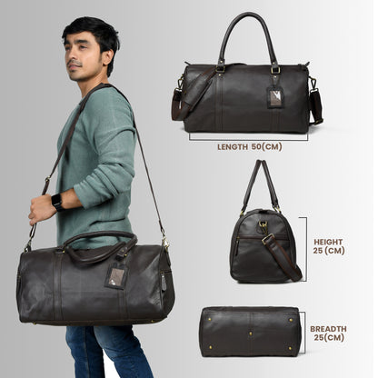UrbanTrek Luxe Duffle - Dark Brown