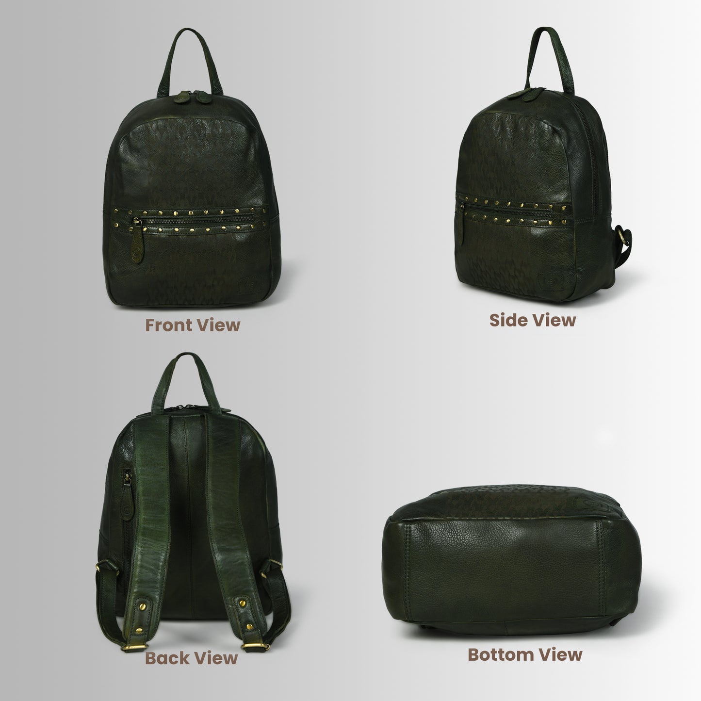 The Mira- Leather Mini Backpack for Women
