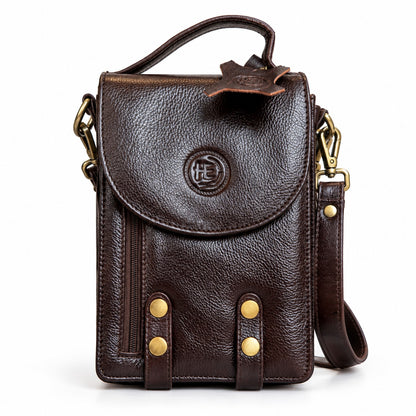 Multitasker Leather Sling Bag