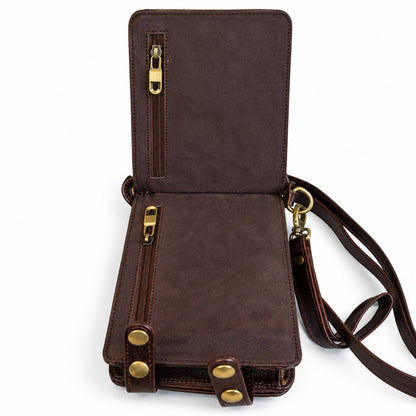 Multitasker Leather Sling Bag
